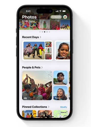 iOS 18 Fotos App