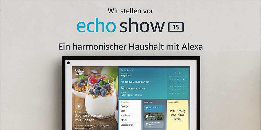 Smartes Zuhause im Bilderrahmen – Amazon präsentiert Echo Show 15